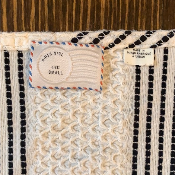 Anthropologie Postmark Peplum Sweetheart Top S - Picture 4 of 6